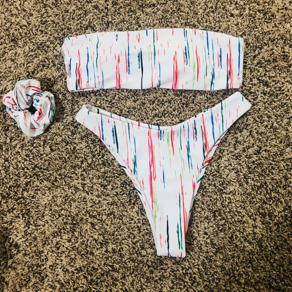 Shein bikini Set with Scrunchie